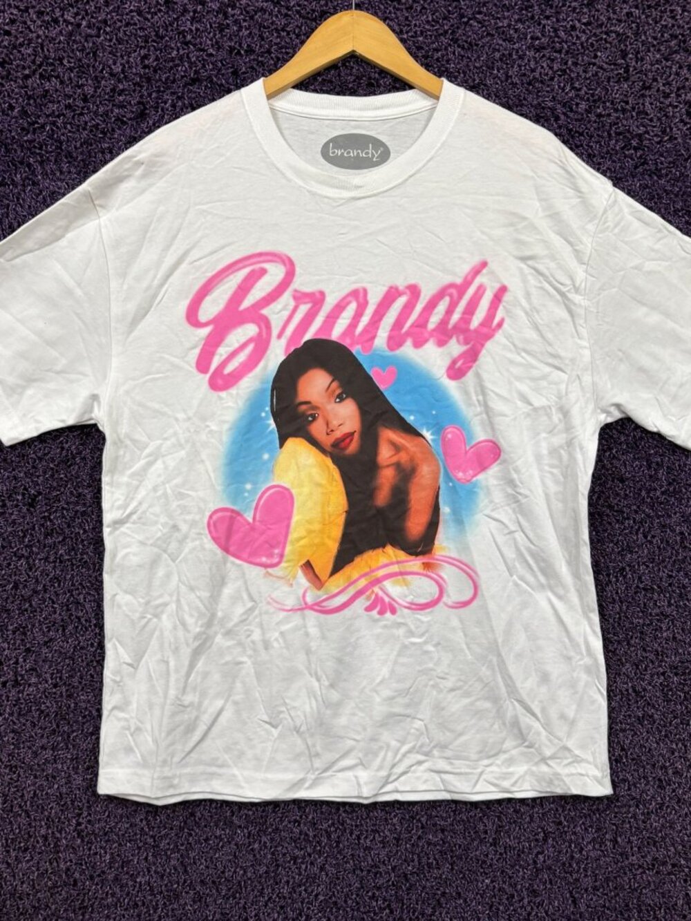 Brandy The Boy Is Mine 2025 Tour Dates Airbrush T-Shirt L